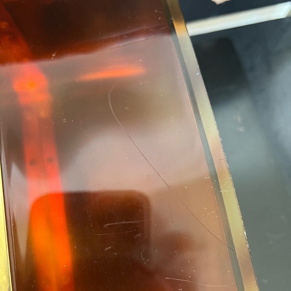 Tortoise Shell Lucite Purse Made in France 70s - Picture 7 of 7